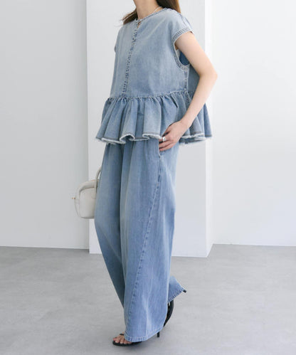 【25週年紀念款】棉麻牛仔休閒褲