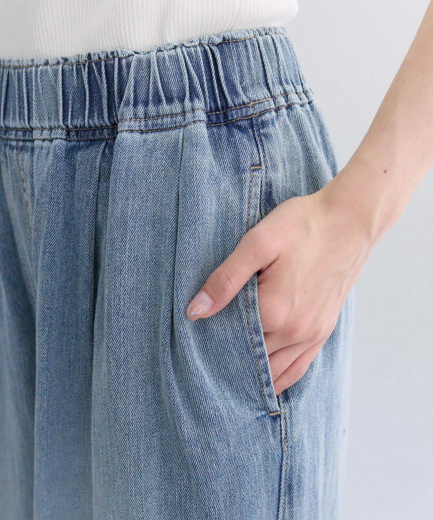 【25週年紀念款】棉麻牛仔休閒褲