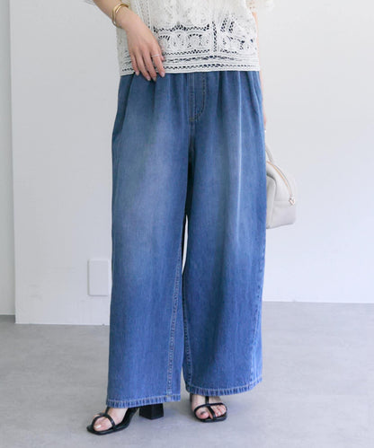 【25週年紀念款】棉麻牛仔休閒褲