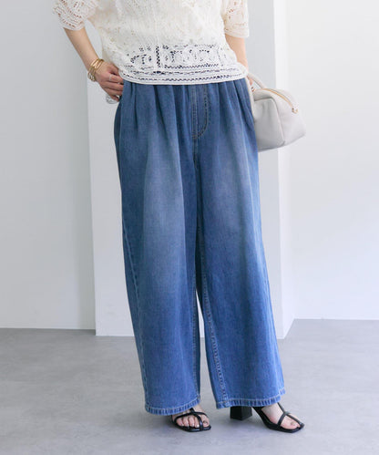 【25週年紀念款】棉麻牛仔休閒褲