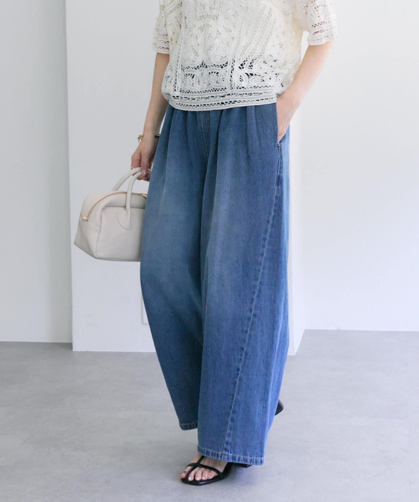 【25週年紀念款】棉麻牛仔休閒褲