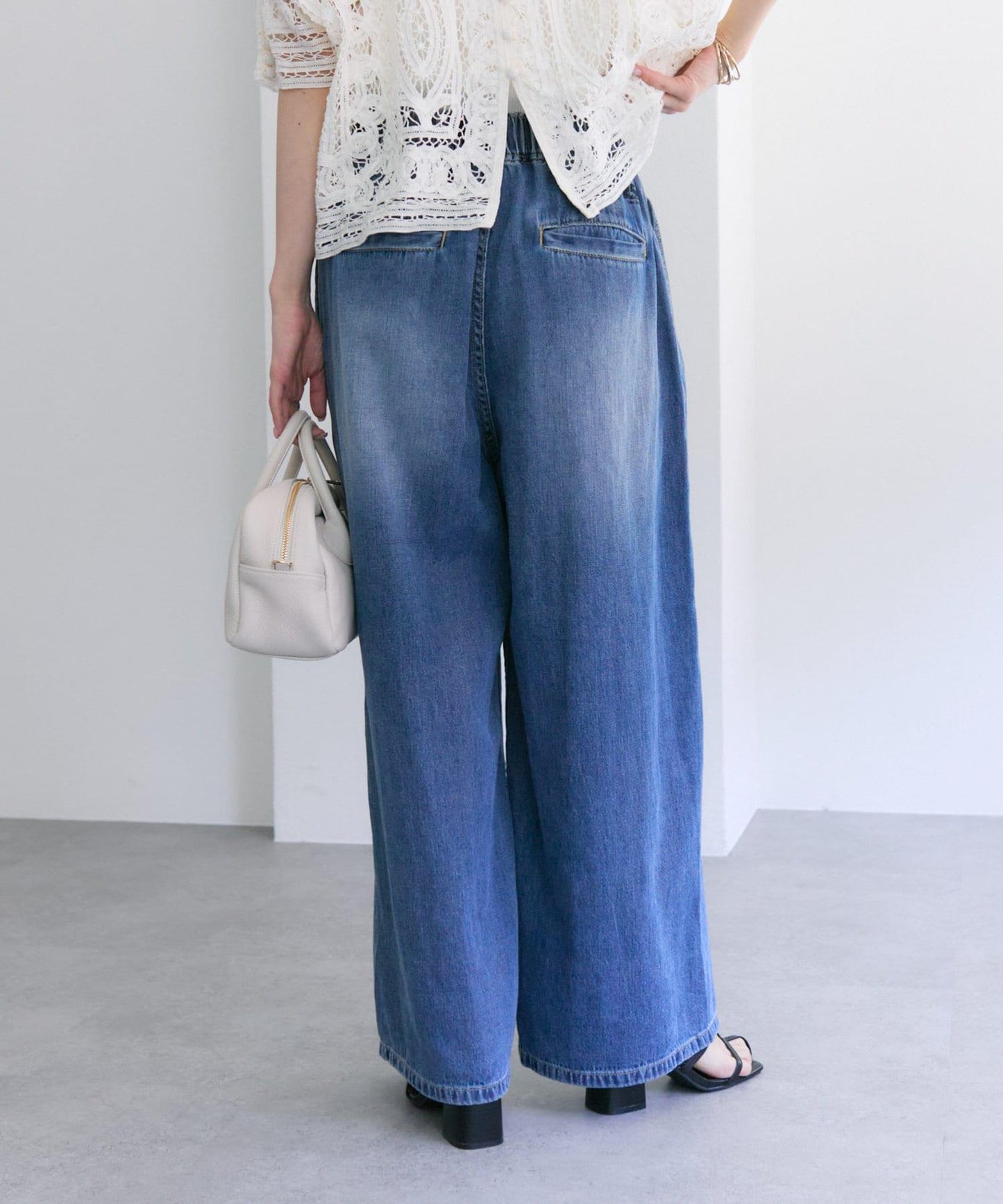 【25週年紀念款】棉麻牛仔休閒褲