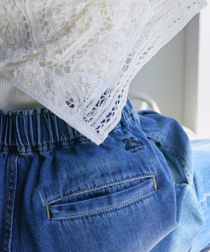 【25週年紀念款】棉麻牛仔休閒褲