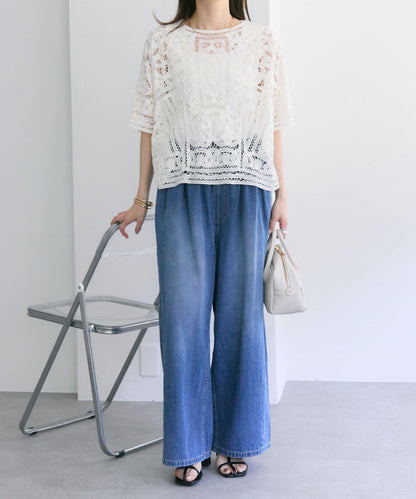 【25週年紀念款】棉麻牛仔休閒褲