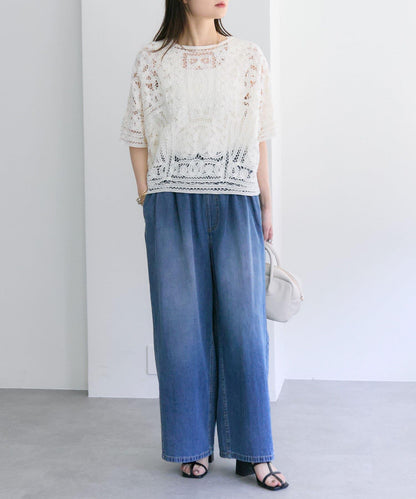 【25週年紀念款】棉麻牛仔休閒褲