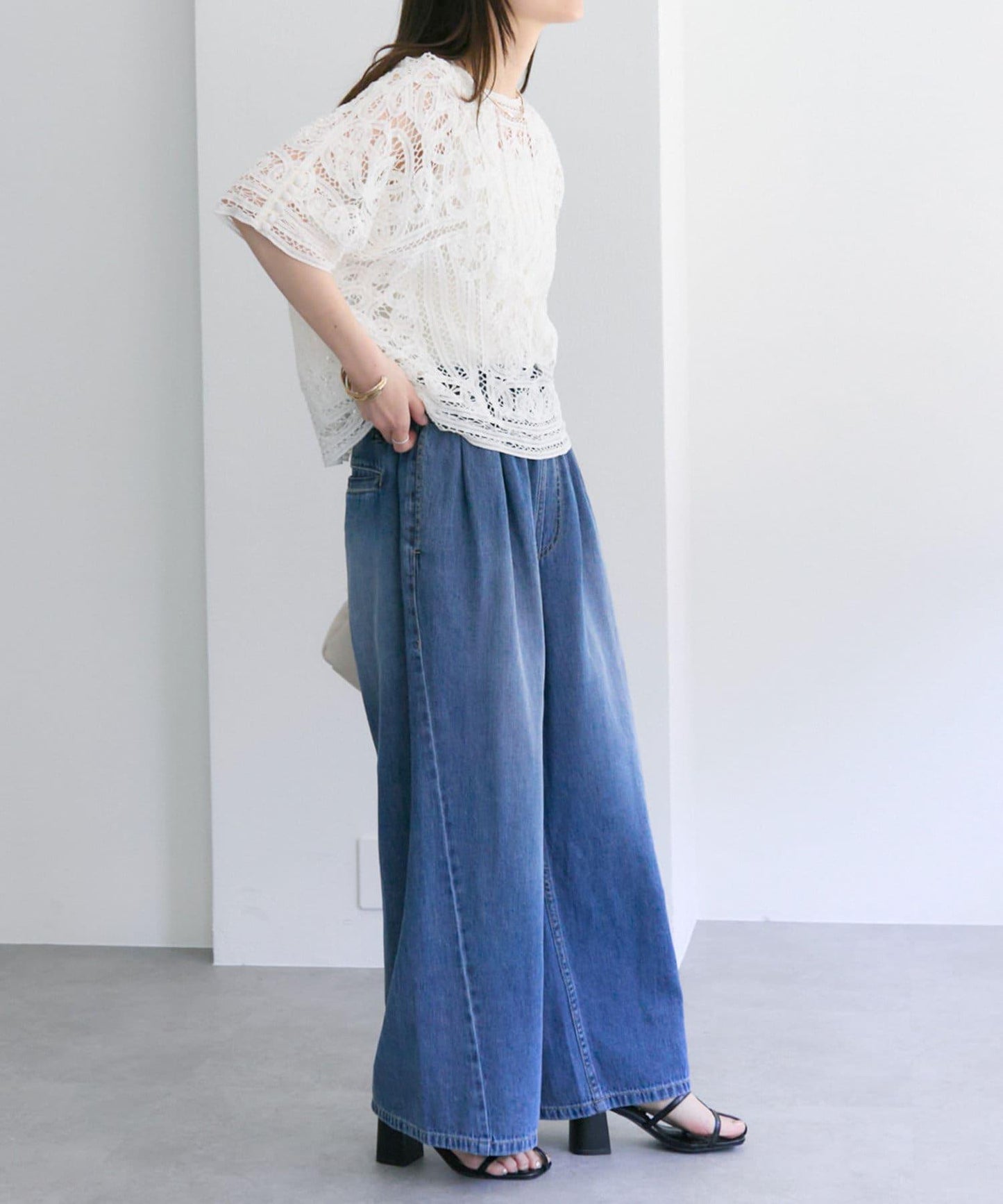 【25週年紀念款】棉麻牛仔休閒褲