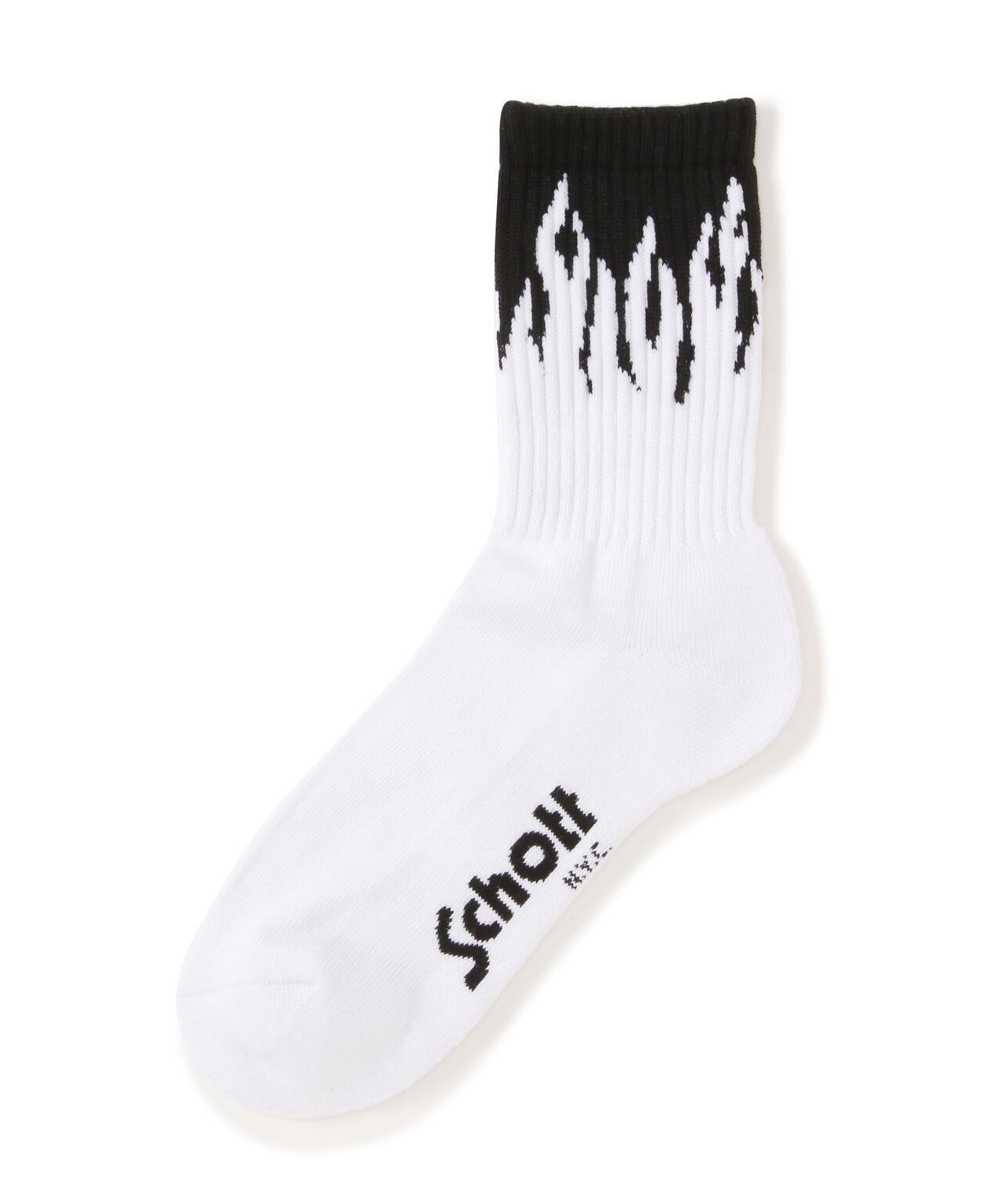 直營限定/HIGT-SOCKS F《LAM》E/火焰 高筒襪