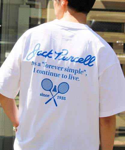 【Jack Purcell】針織天竺 印花背面圖案 T恤
