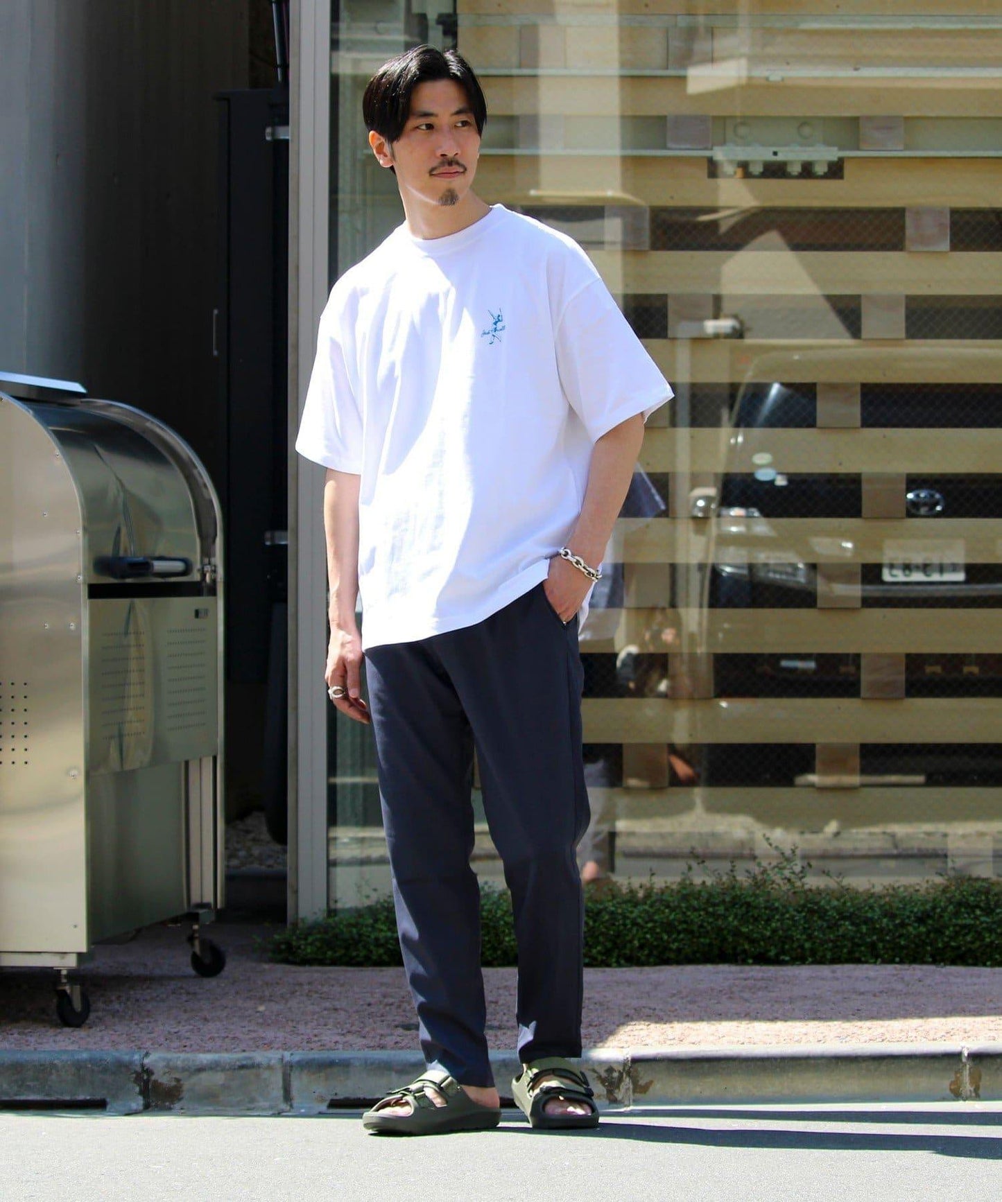 【Jack Purcell】針織天竺 印花背面圖案 T恤