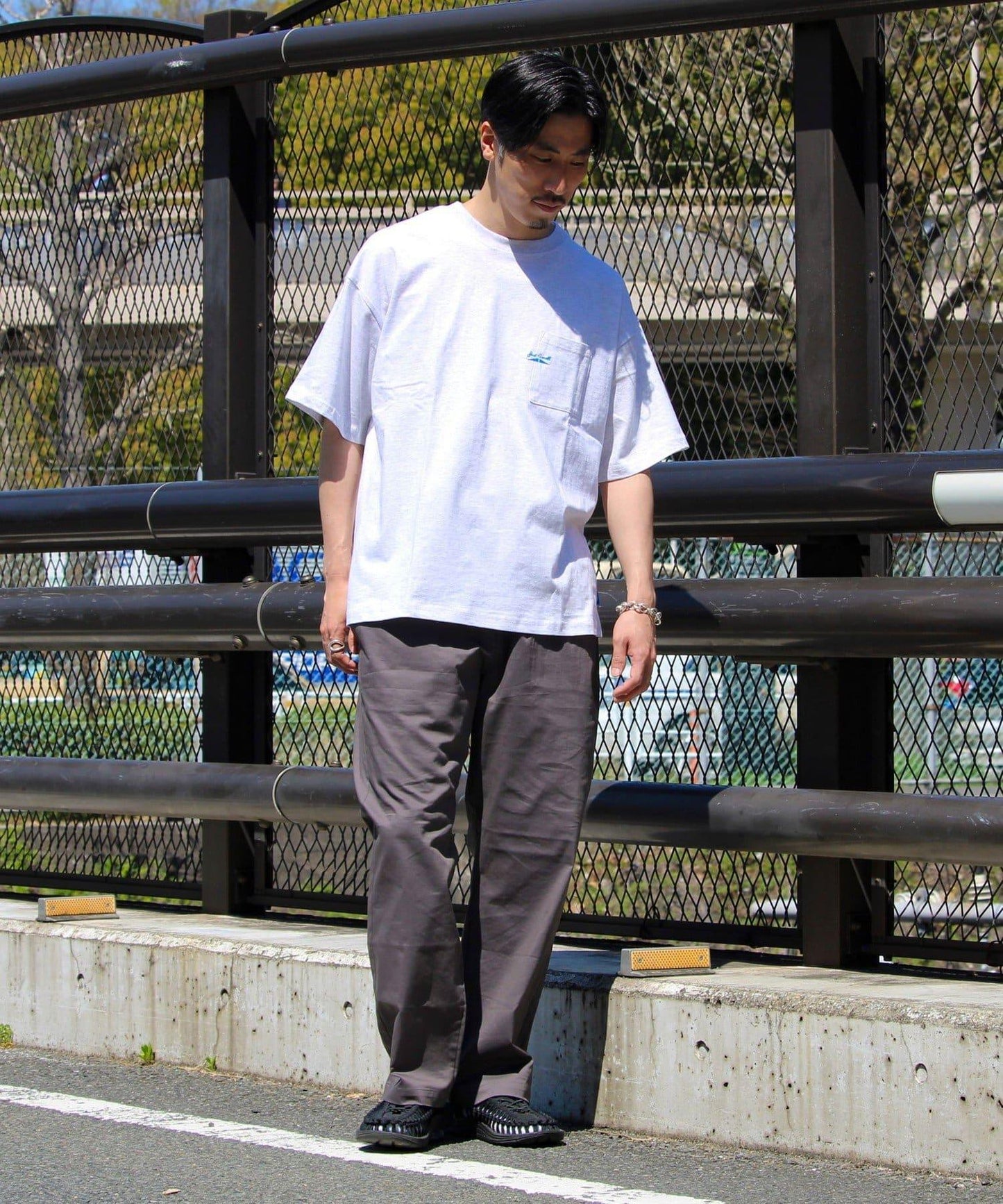 【Jack Purcell】針織天竺 印花背面圖案 T恤