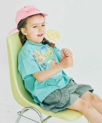 FLOWERS相片印花T恤