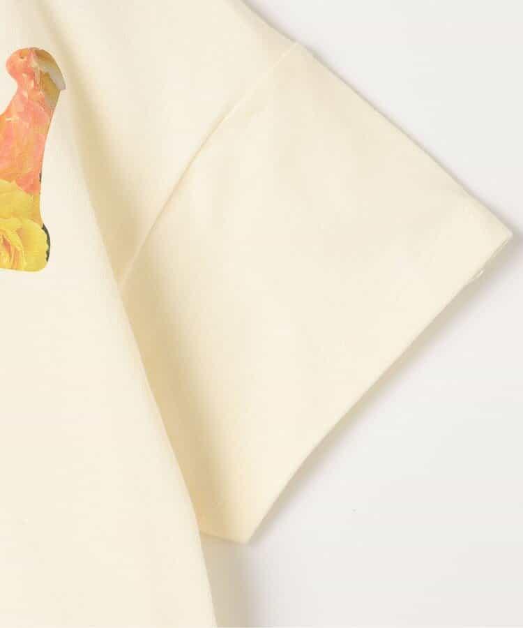 FLOWERS相片印花T恤