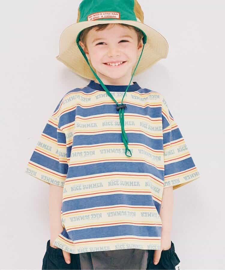 【連衣裙】夏季大愛標誌條紋T恤_可搭配套裝