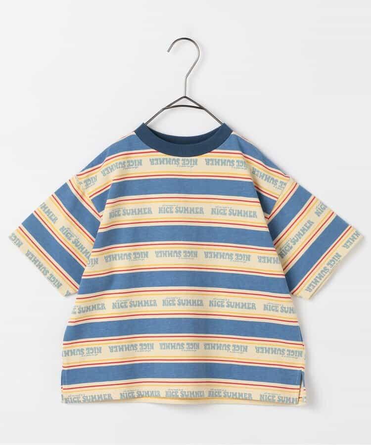 【連衣裙】夏季大愛標誌條紋T恤_可搭配套裝