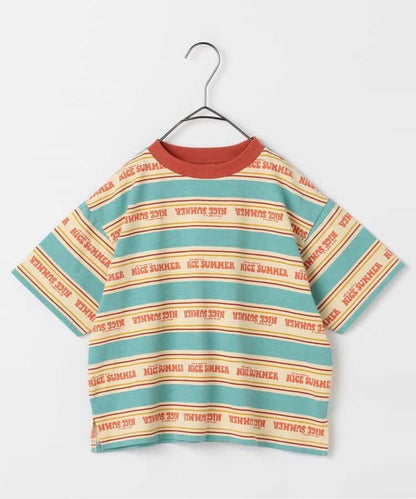 【連衣裙】夏季大愛標誌條紋T恤_可搭配套裝