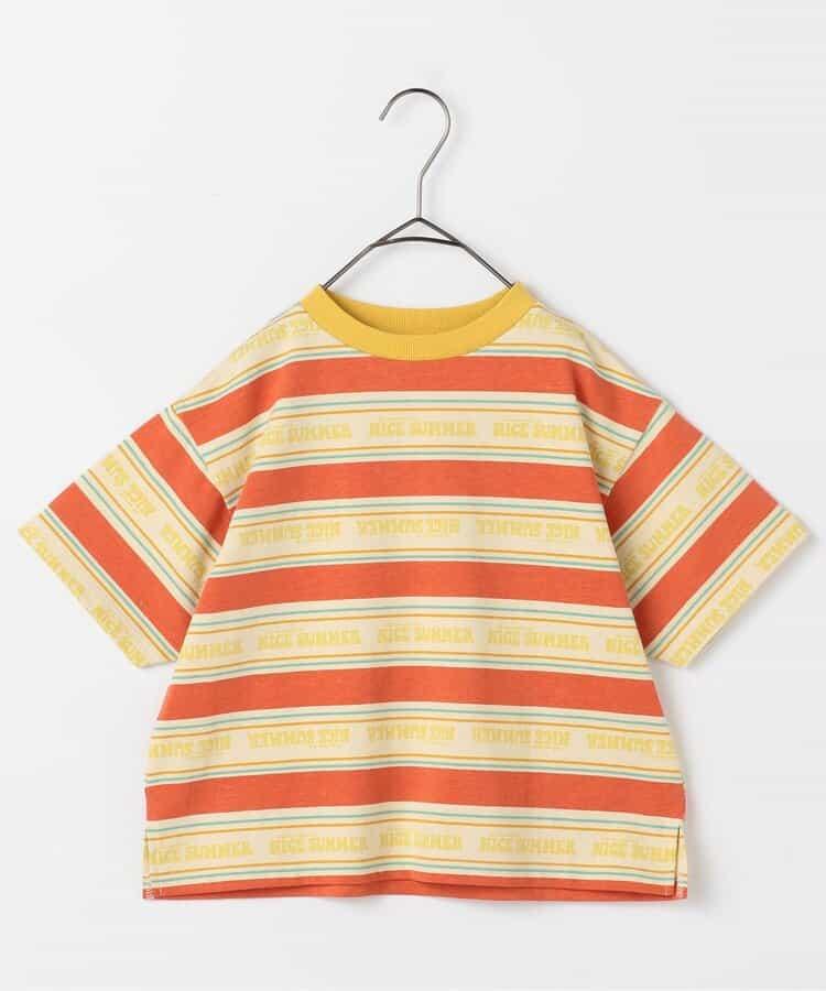 【連衣裙】夏季大愛標誌條紋T恤_可搭配套裝