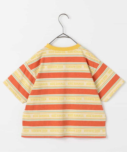 【連衣裙】夏季大愛標誌條紋T恤_可搭配套裝