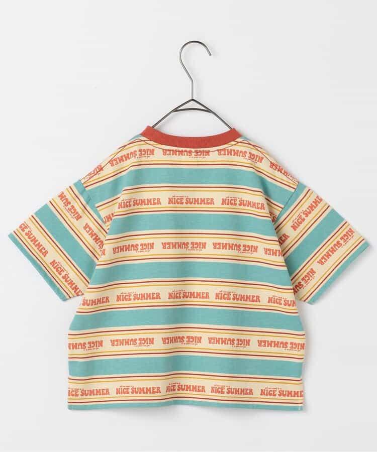 【連衣裙】夏季大愛標誌條紋T恤_可搭配套裝