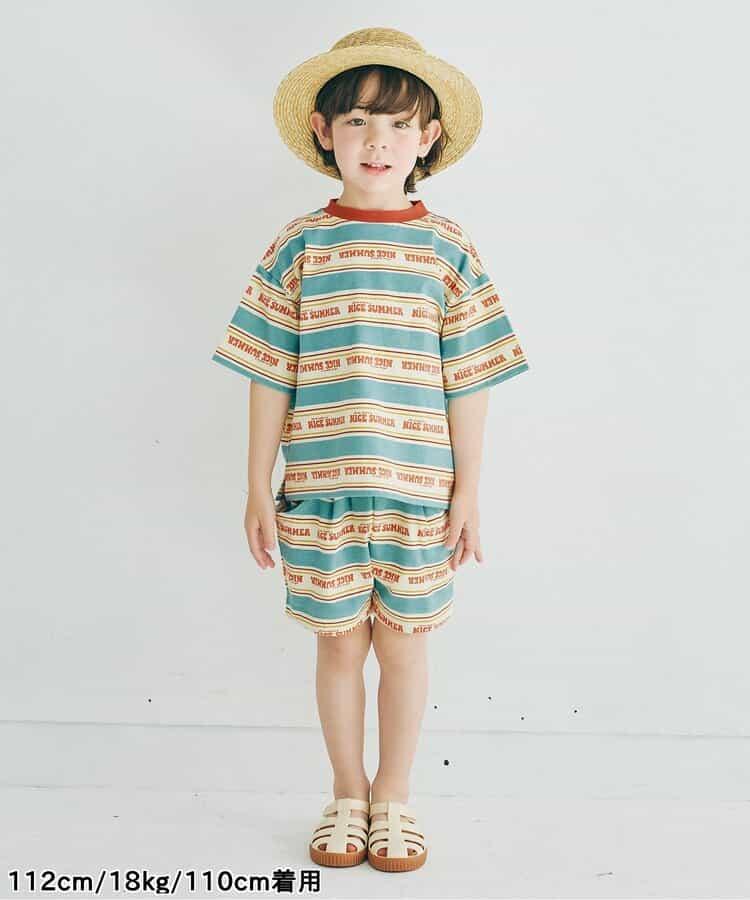 【連衣裙】夏季大愛標誌條紋T恤_可搭配套裝