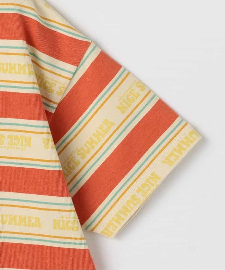 【連衣裙】夏季大愛標誌條紋T恤_可搭配套裝