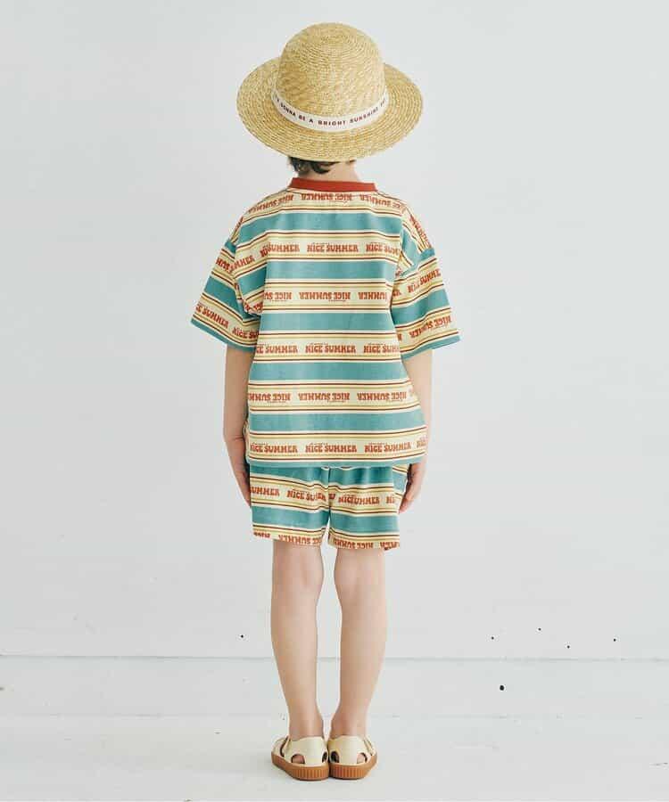 【連衣裙】夏季大愛標誌條紋T恤_可搭配套裝