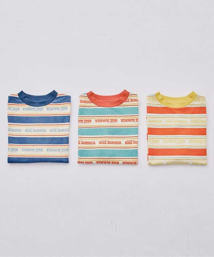 【連衣裙】夏季大愛標誌條紋T恤_可搭配套裝