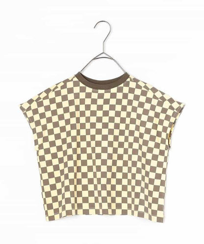 【連衣裙】印花寬鬆無袖彈力T恤_可搭配套裝