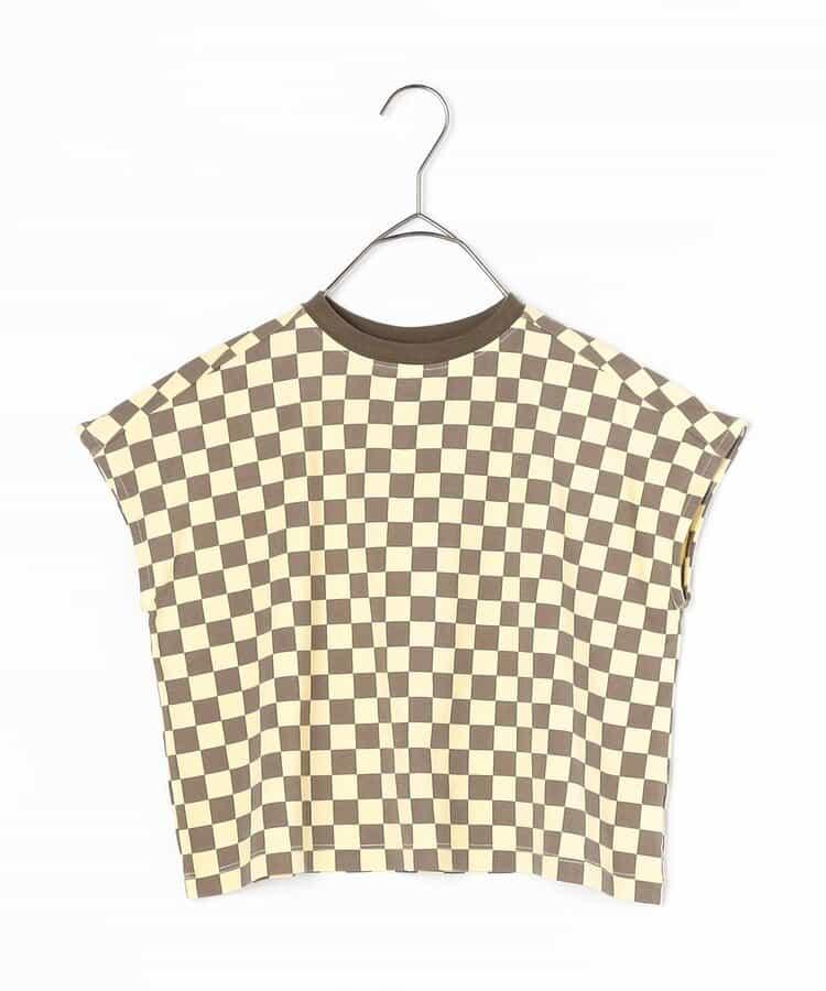 【連衣裙】印花寬鬆無袖彈力T恤_可搭配套裝