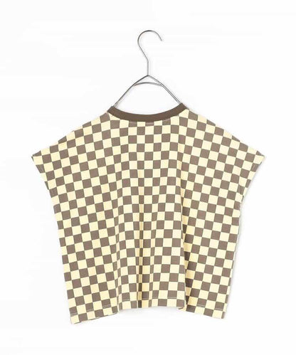 【連衣裙】印花寬鬆無袖彈力T恤_可搭配套裝