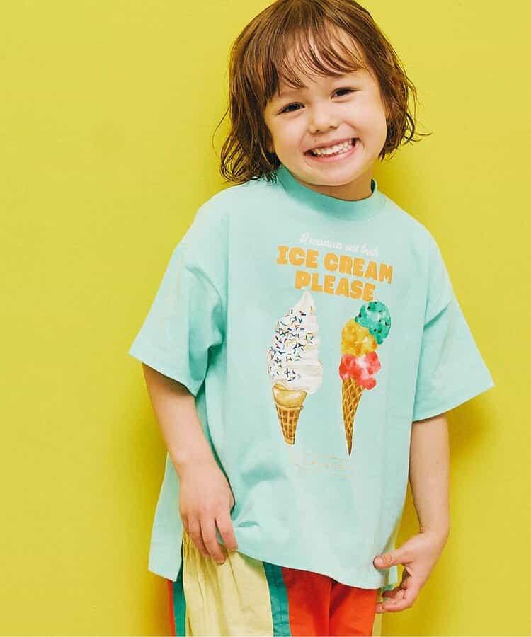 雙面圖案冰淇淋印花T恤
