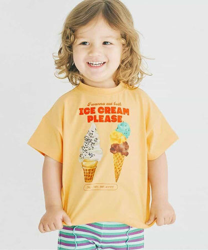 雙面圖案冰淇淋印花T恤