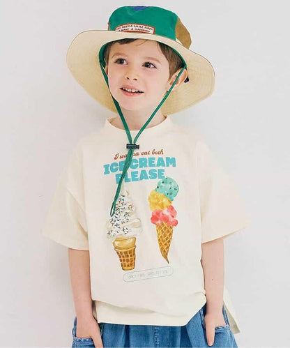雙面圖案冰淇淋印花T恤