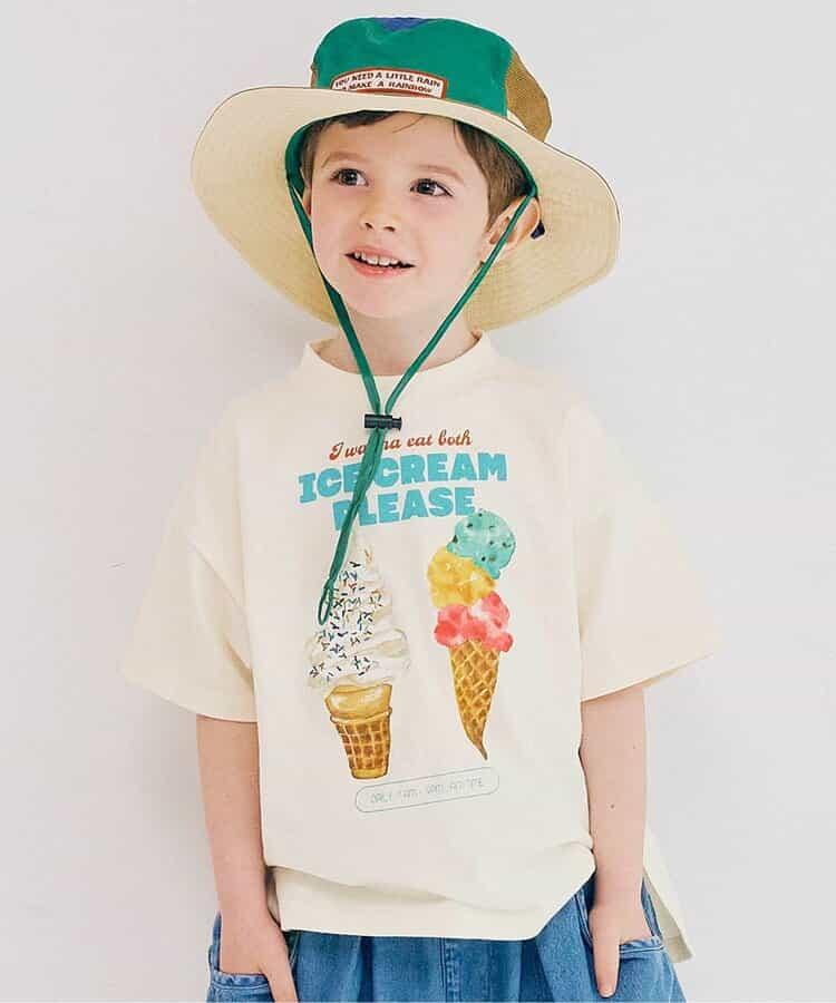 雙面圖案冰淇淋印花T恤