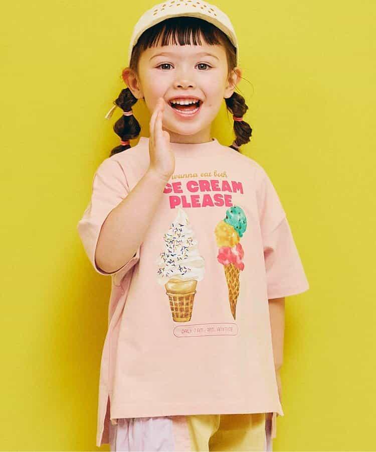 雙面圖案冰淇淋印花T恤