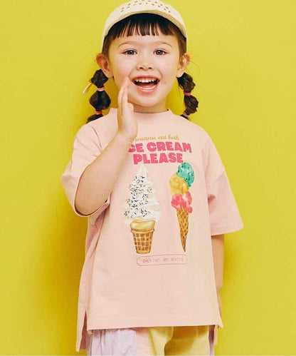 雙面圖案冰淇淋印花T恤