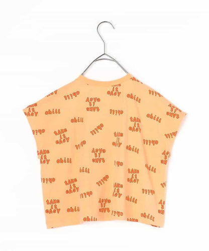 【連衣裙】印花寬鬆無袖彈力T恤_可搭配套裝