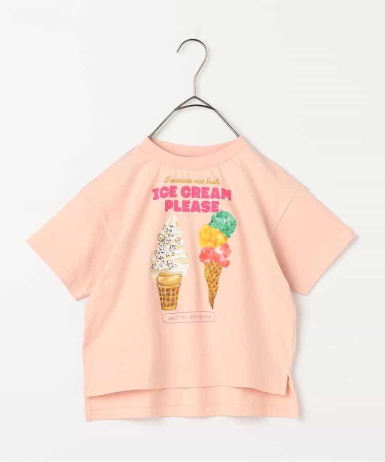 雙面圖案冰淇淋印花T恤