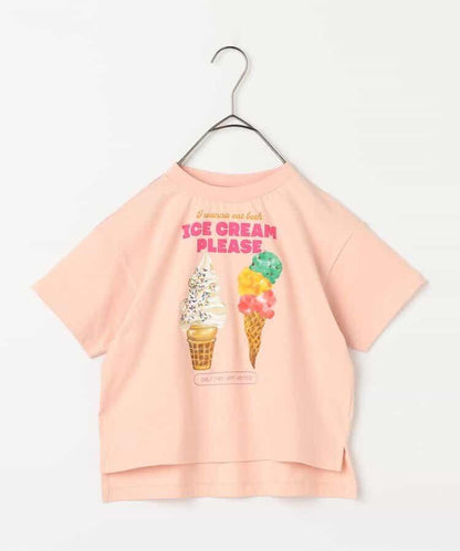 雙面圖案冰淇淋印花T恤
