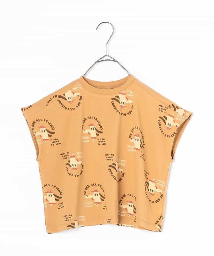 【連衣裙】印花寬鬆無袖彈力T恤_可搭配套裝