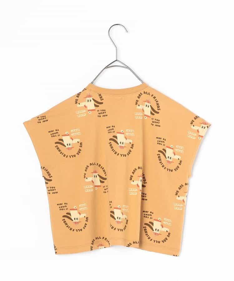 【連衣裙】印花寬鬆無袖彈力T恤_可搭配套裝