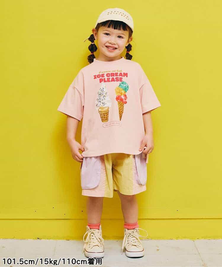 雙面圖案冰淇淋印花T恤
