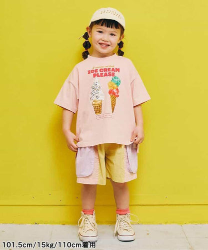 雙面圖案冰淇淋印花T恤