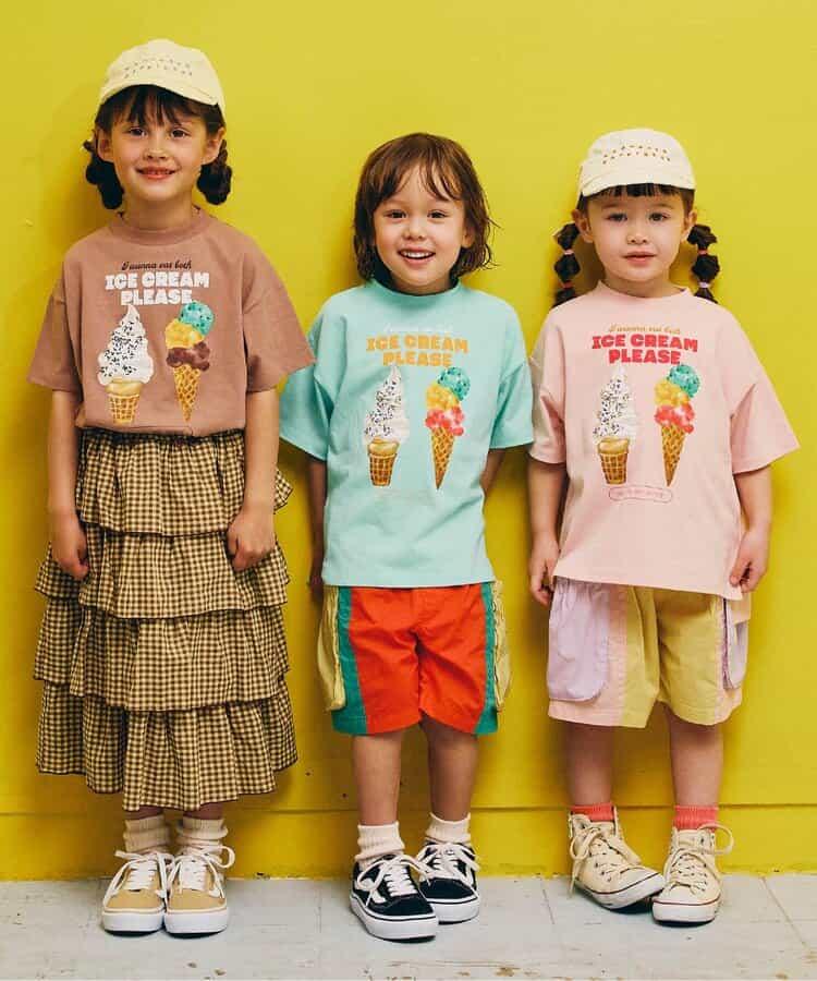 雙面圖案冰淇淋印花T恤