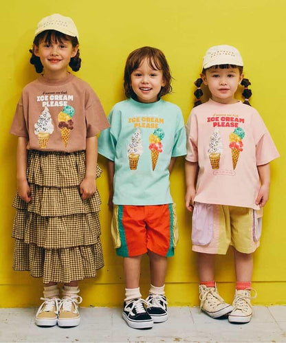 雙面圖案冰淇淋印花T恤
