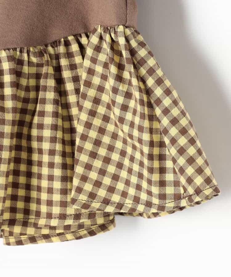 荷葉邊收褶泡泡袖腰身T恤