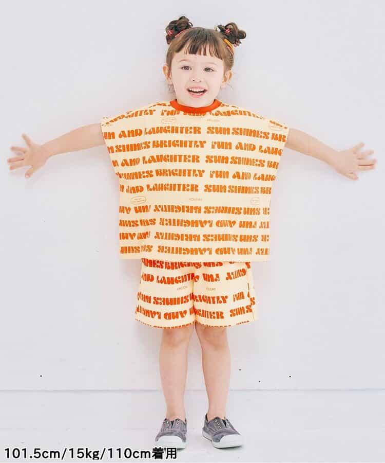 【連衣裙】印花寬鬆無袖彈力T恤_可搭配套裝