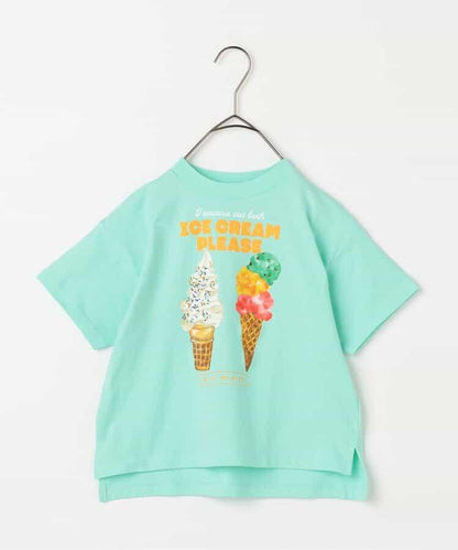 雙面圖案冰淇淋印花T恤