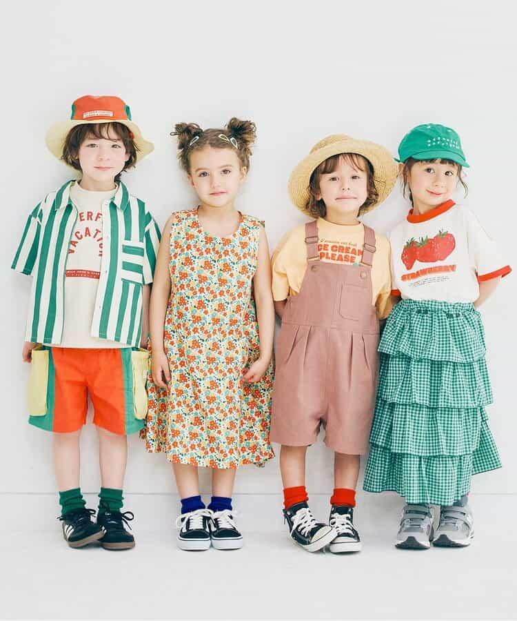 水果愛好者圖案圓領T恤