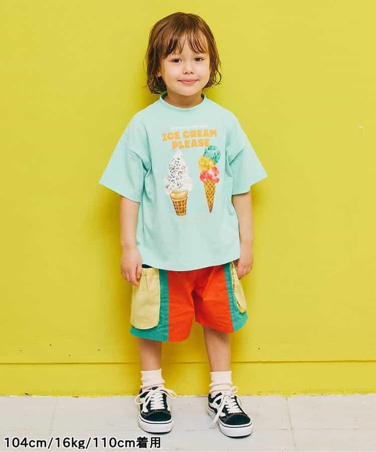 雙面圖案冰淇淋印花T恤