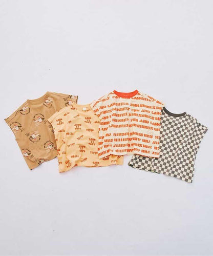 【連衣裙】印花寬鬆無袖彈力T恤_可搭配套裝